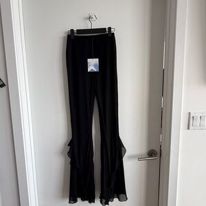 MAJORELLE Val Black Flare Pants